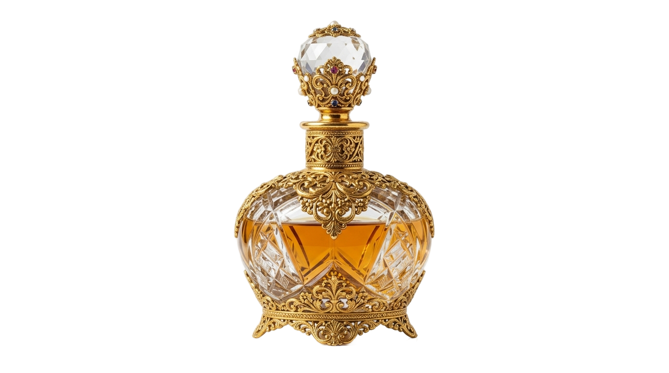 vintage perfume bottle png PNG transparent background