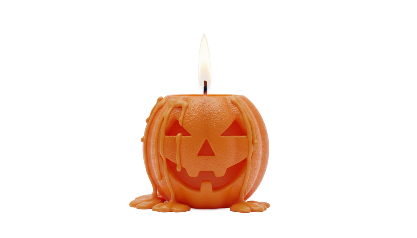 halloween candle png PNG transparent background