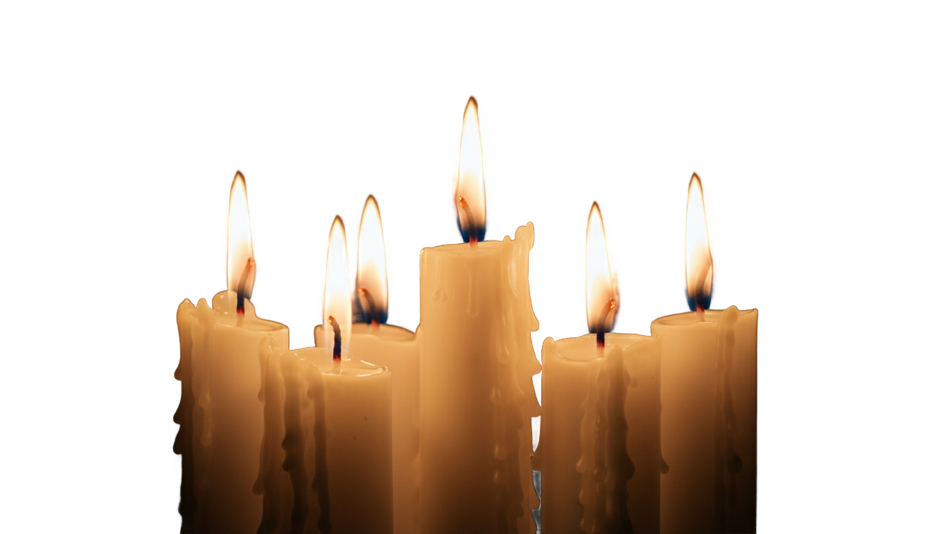 candle lights png PNG transparent background