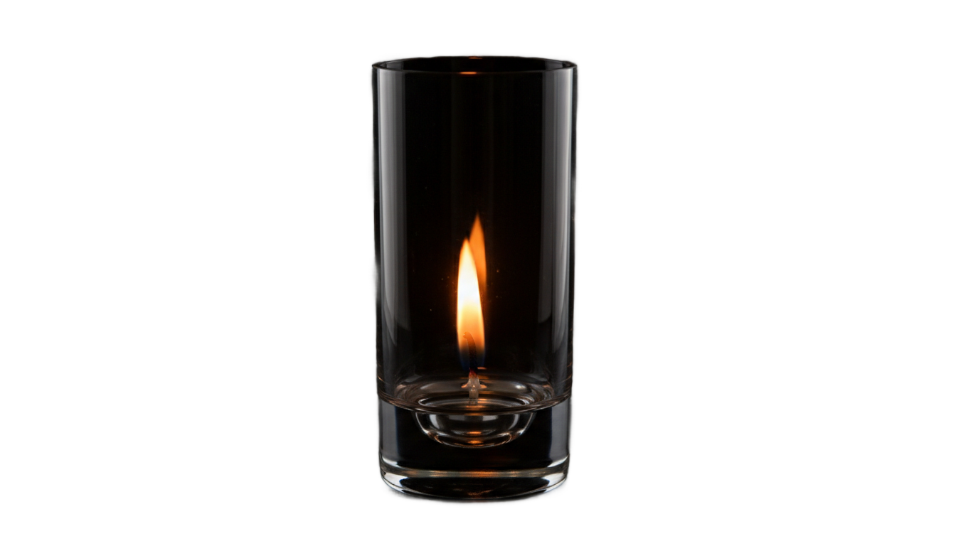 candle glass png PNG transparent background