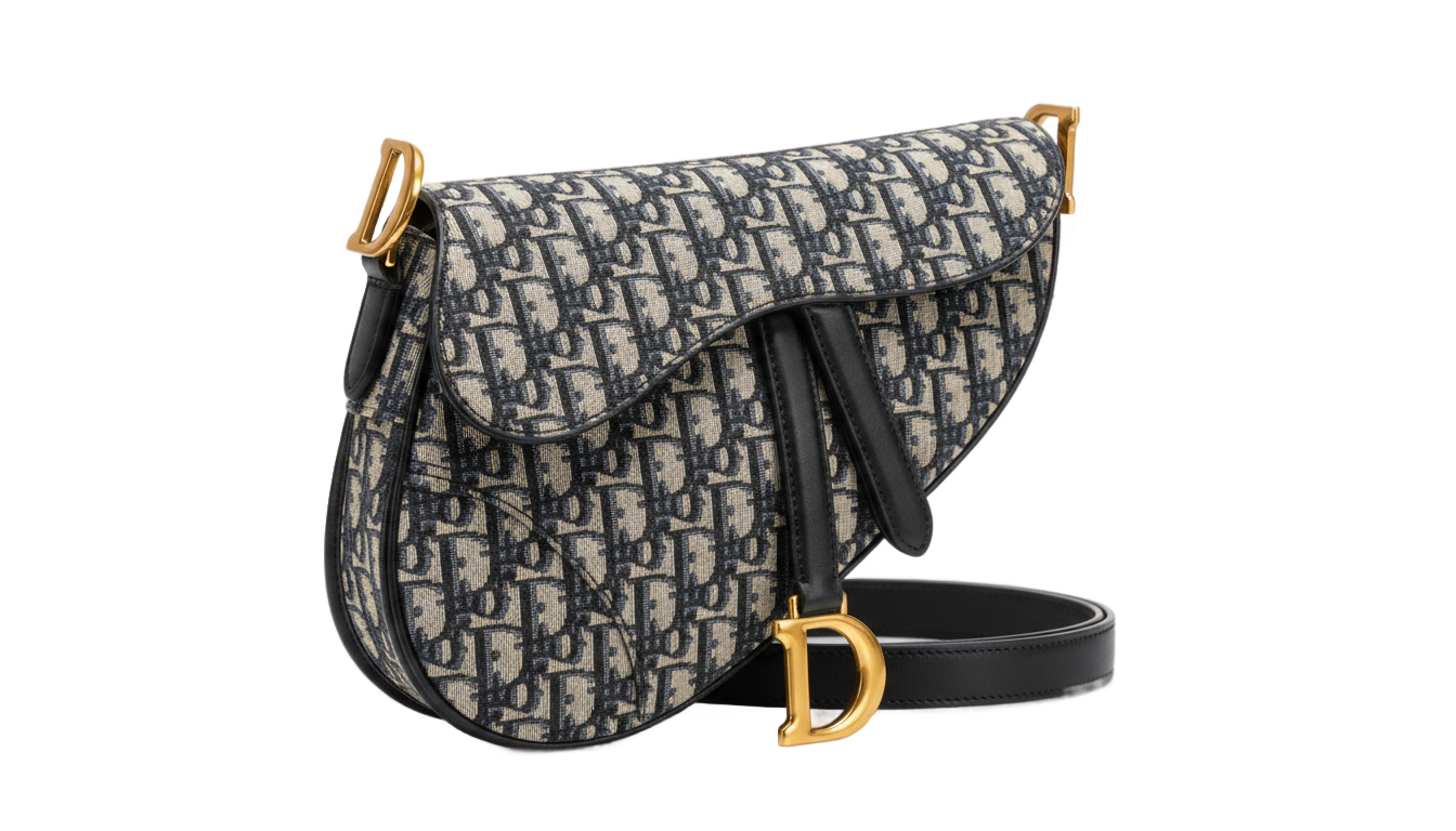 dior saddle bag png PNG transparent background