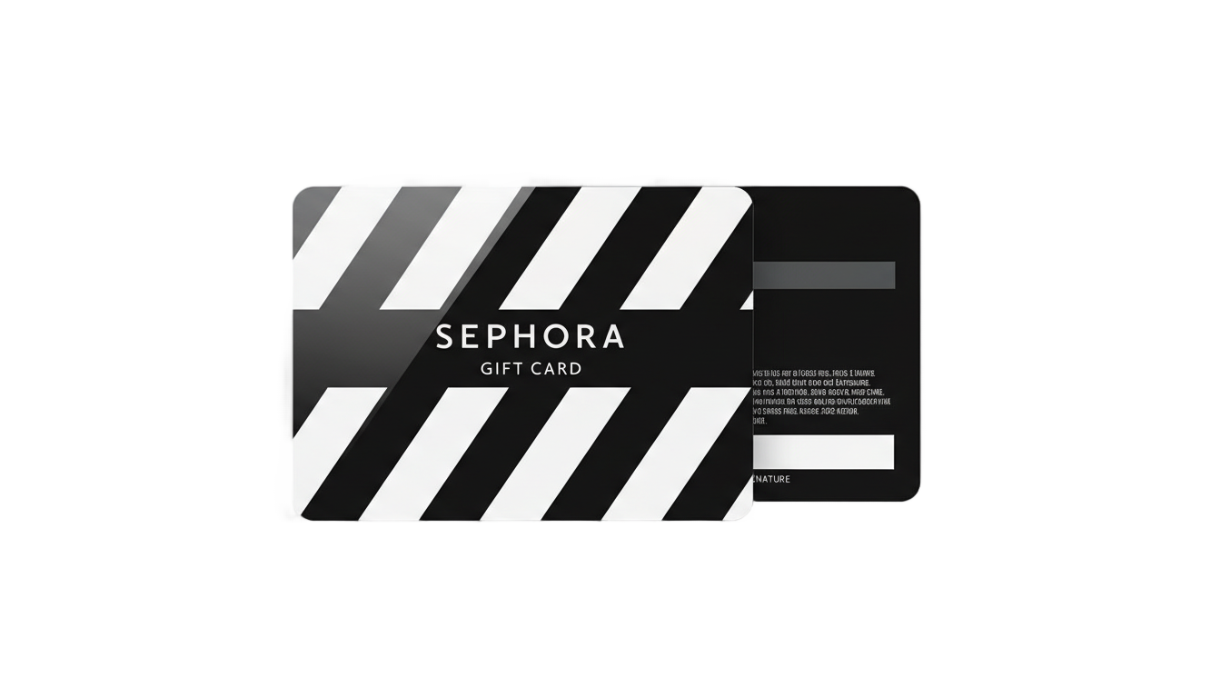 sephora gift card png PNG transparent background