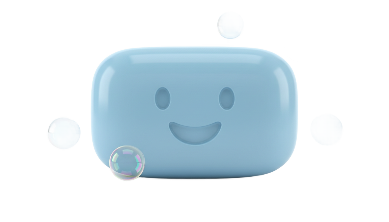 soap cartoon png PNG transparent background
