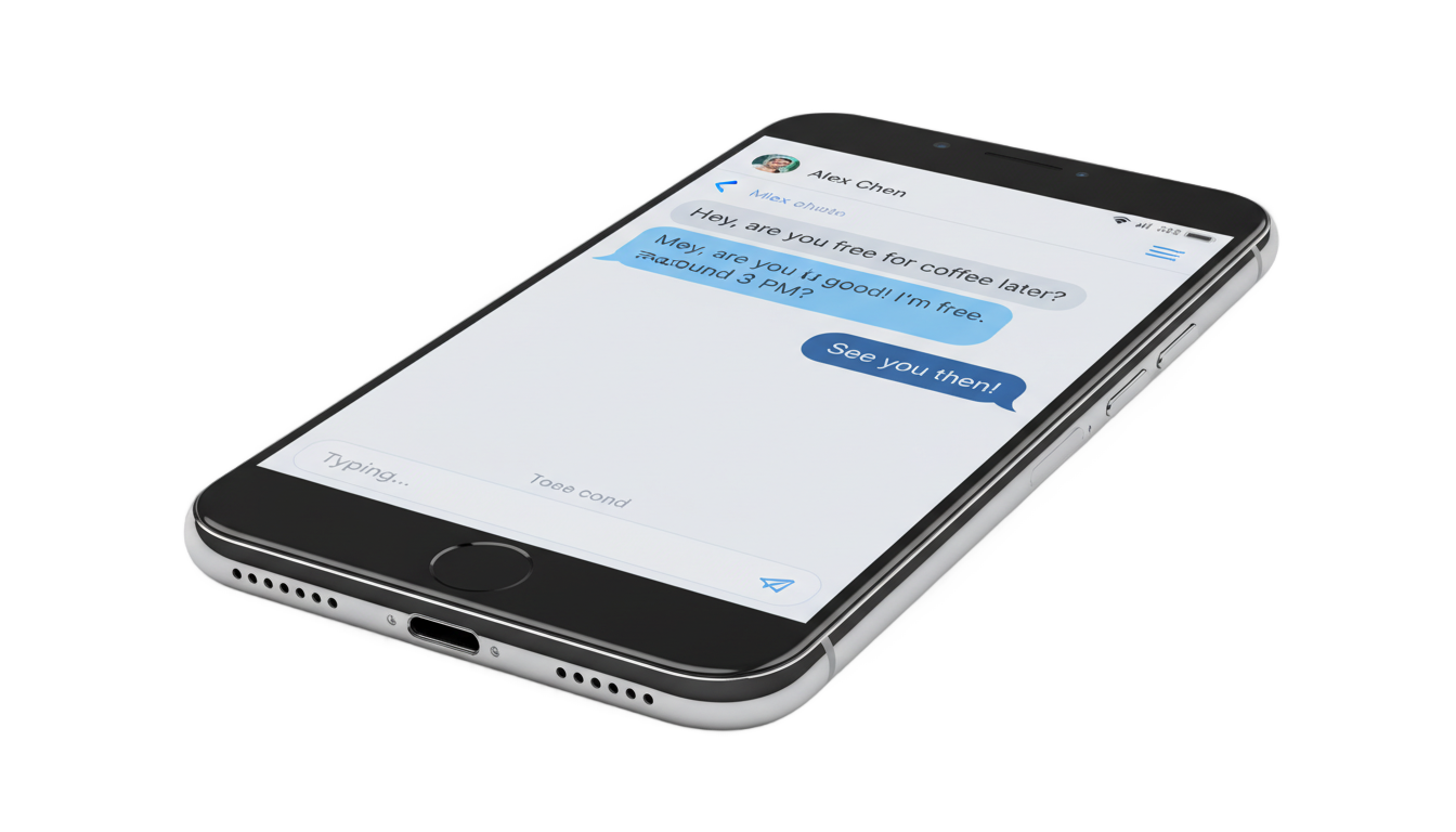 phone text png PNG transparent background
