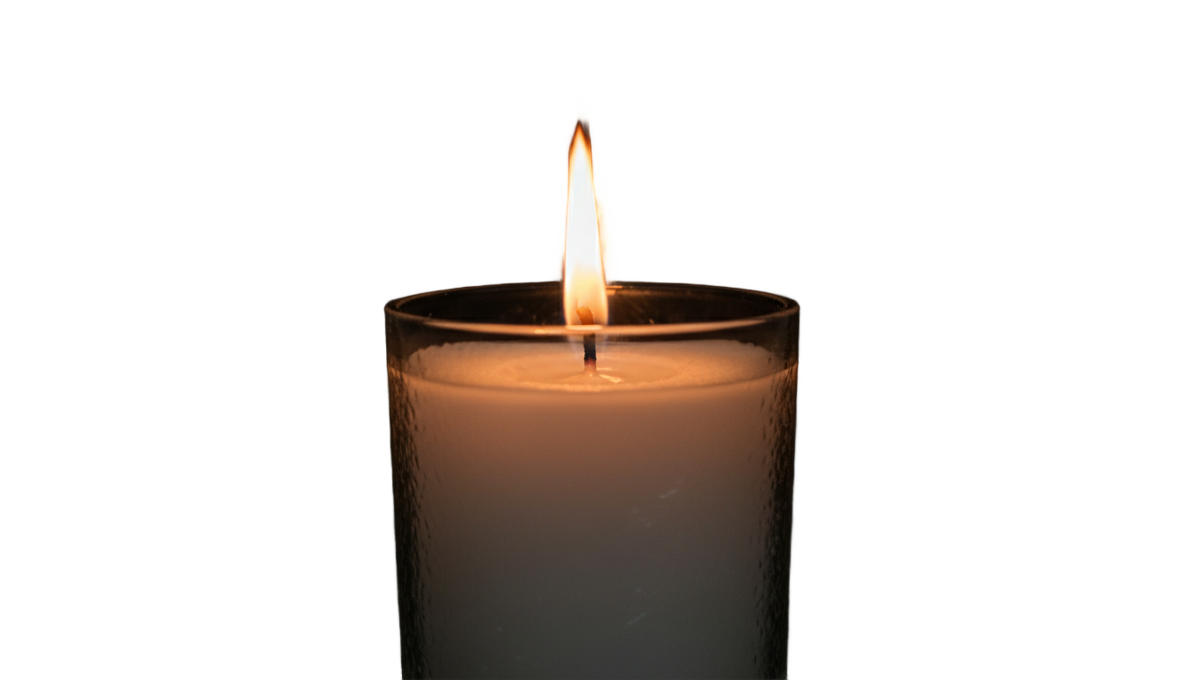 condolence candle png PNG transparent background