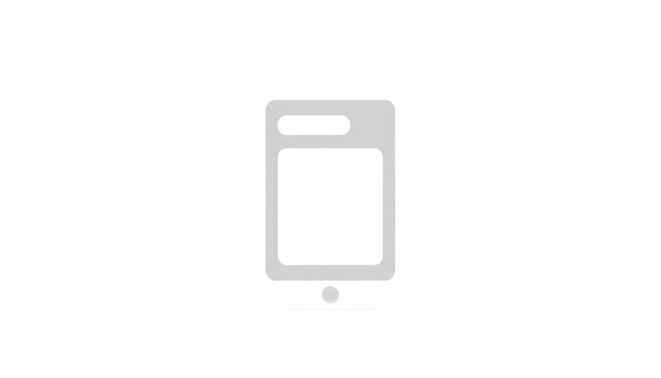 white phone icon png PNG transparent background