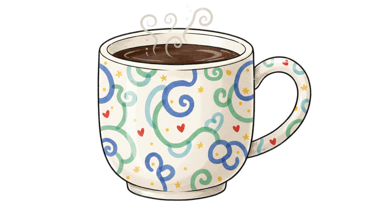 coffee mug illustration png PNG transparent background