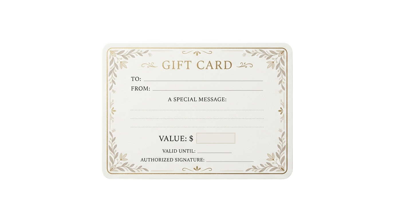 gift card template png PNG transparent background