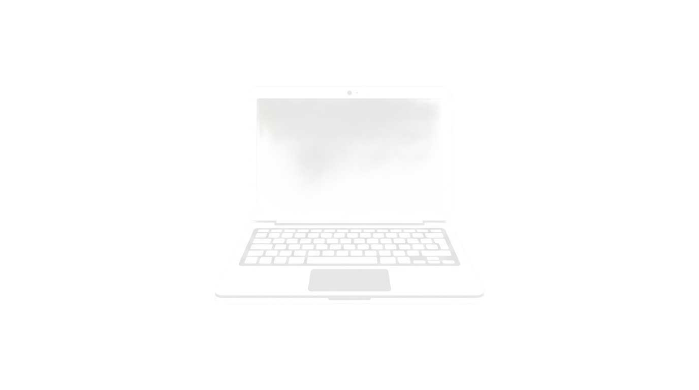 white laptop icon png PNG transparent background