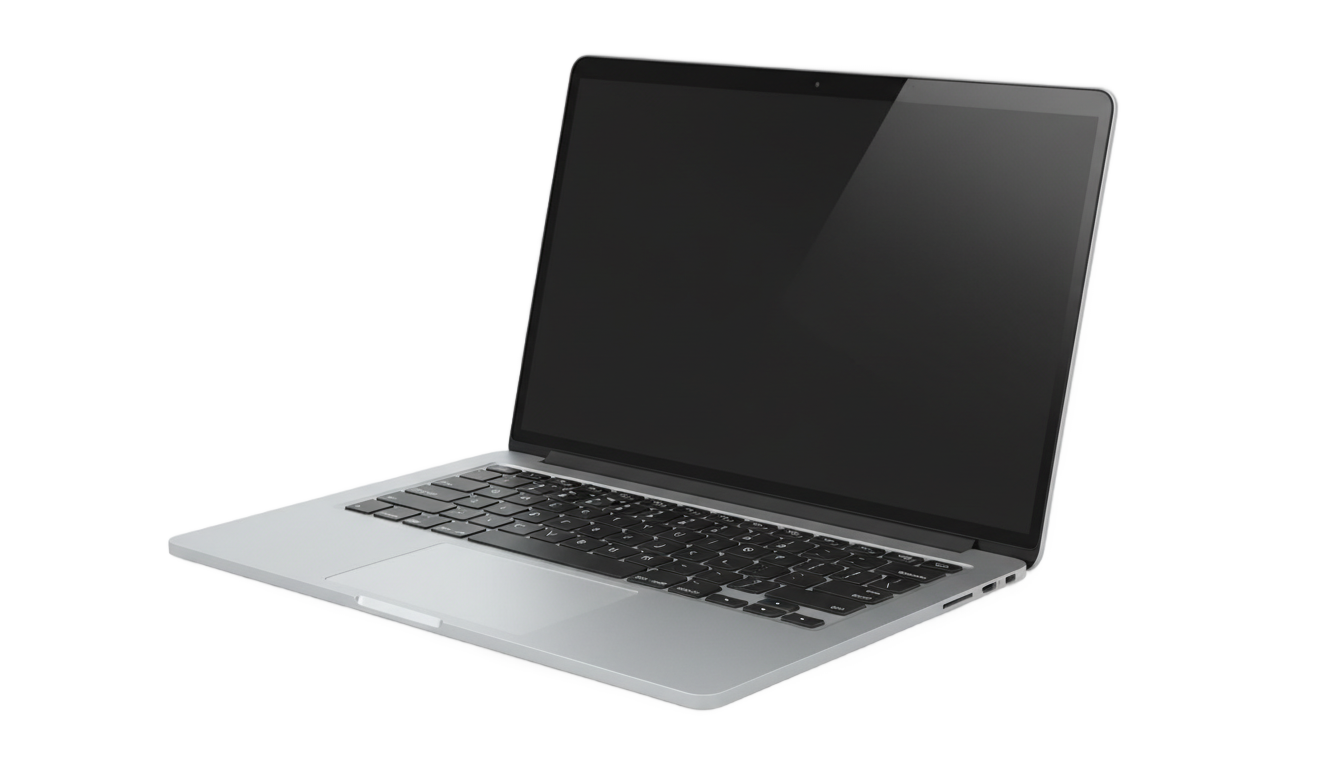 laptop mock up png PNG transparent background
