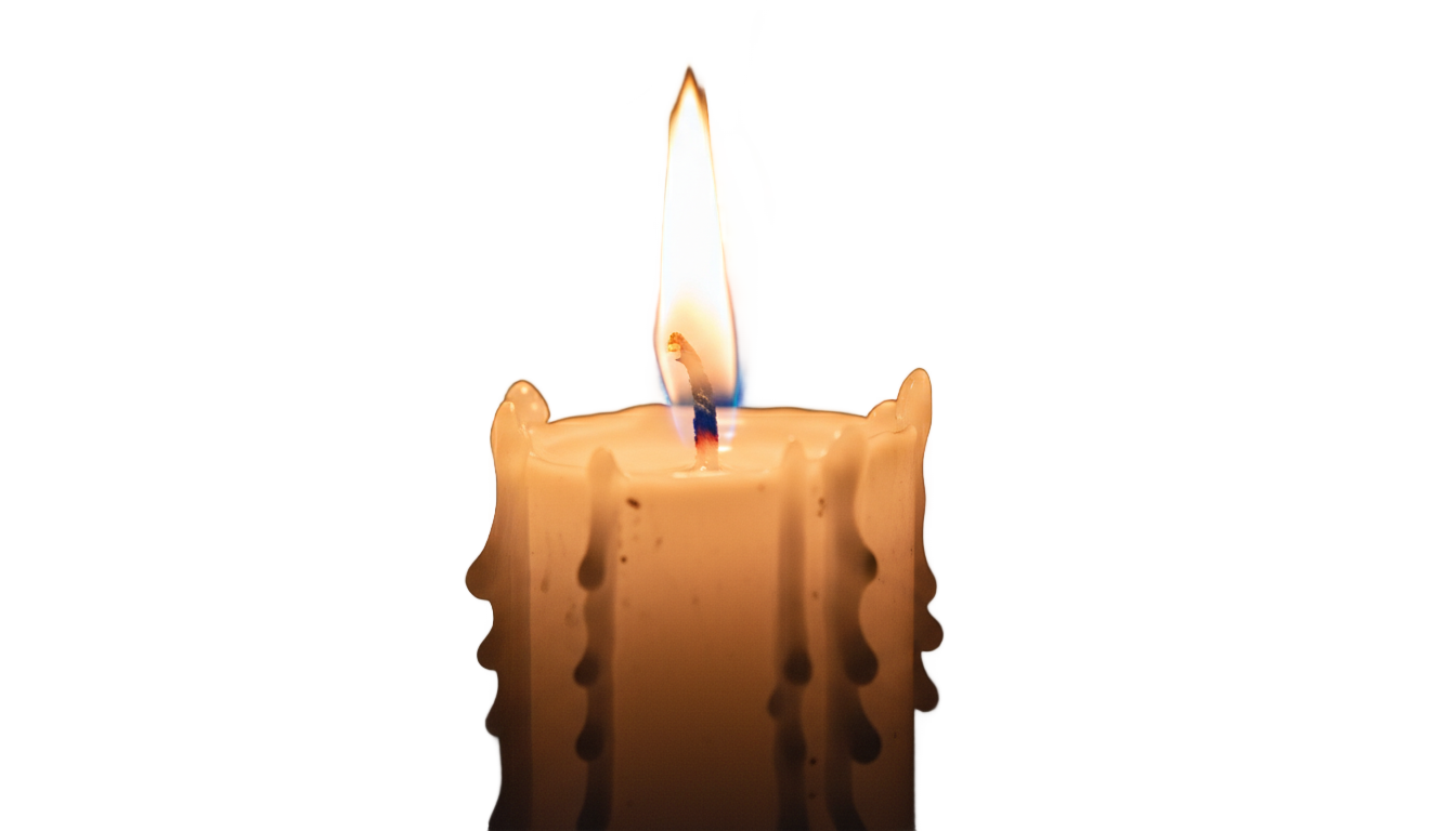 real candle flame png PNG transparent background