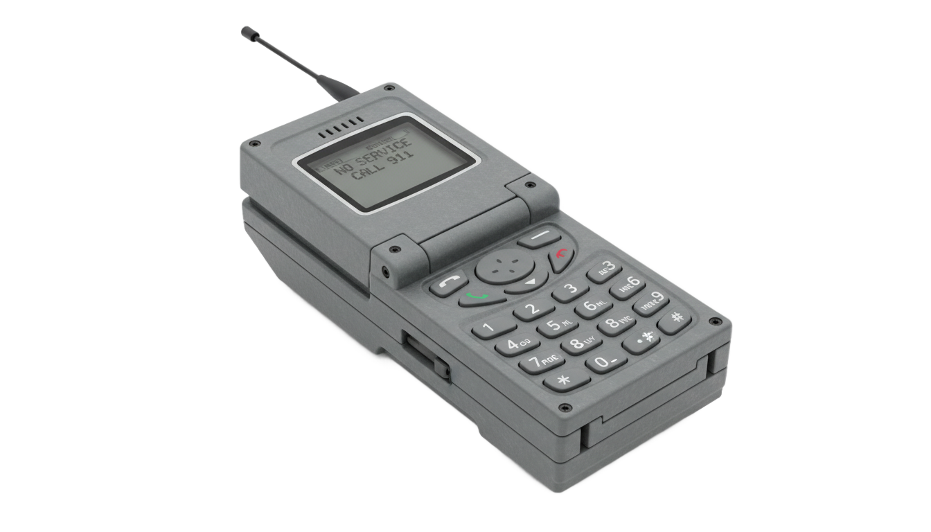 old cell phone png PNG transparent background