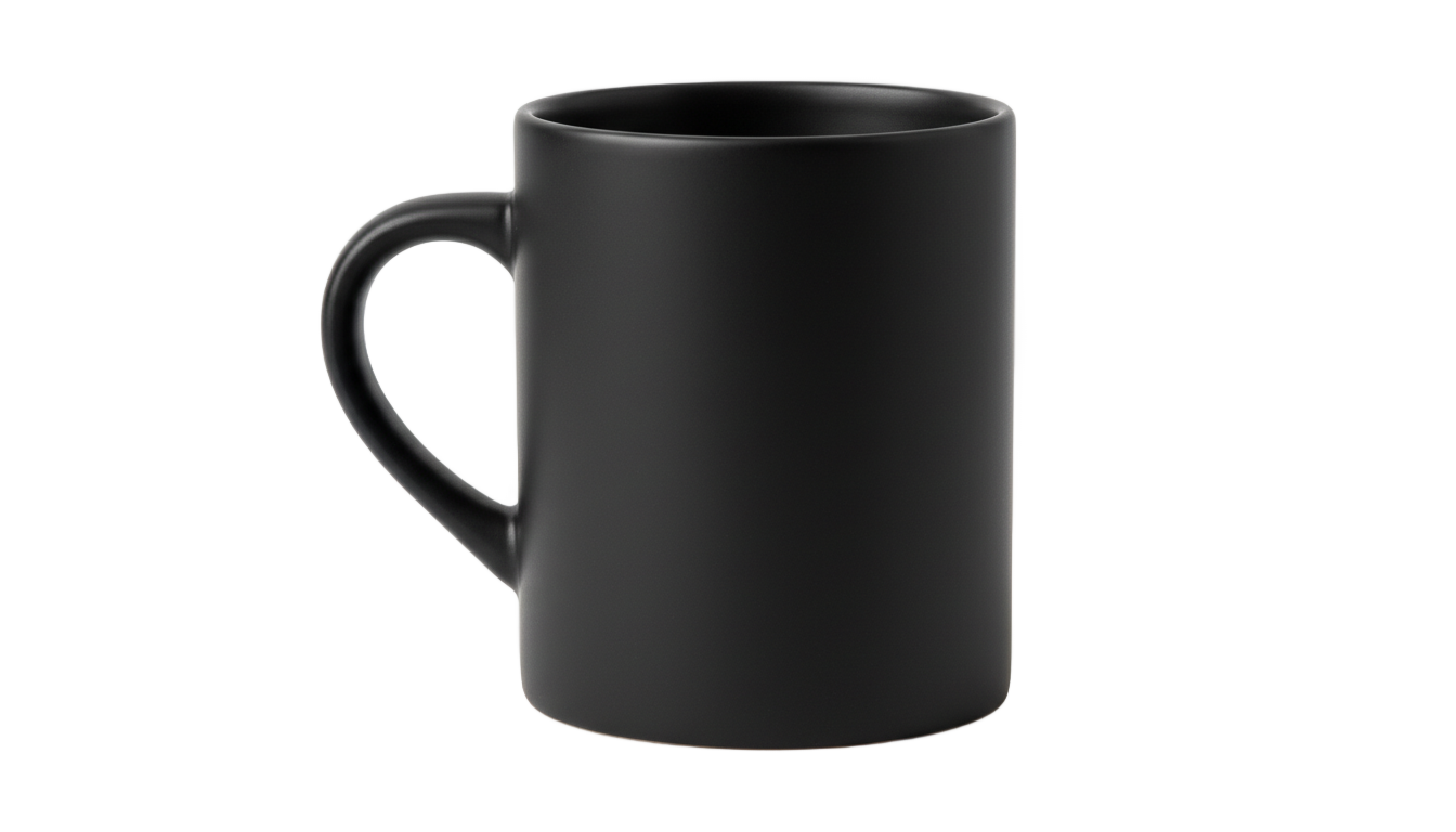 black mug png PNG transparent background