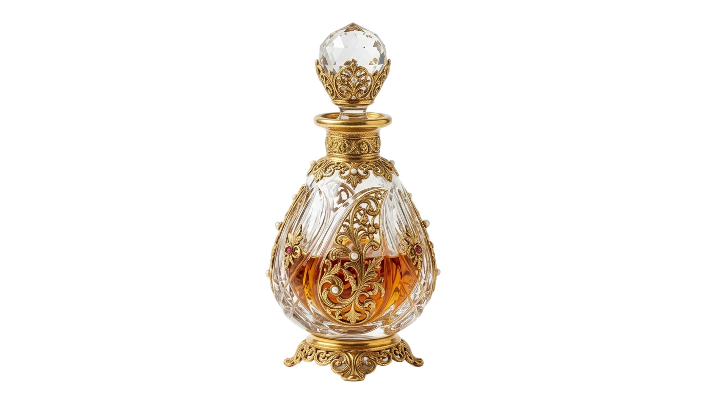 vintage perfume bottle png PNG transparent background