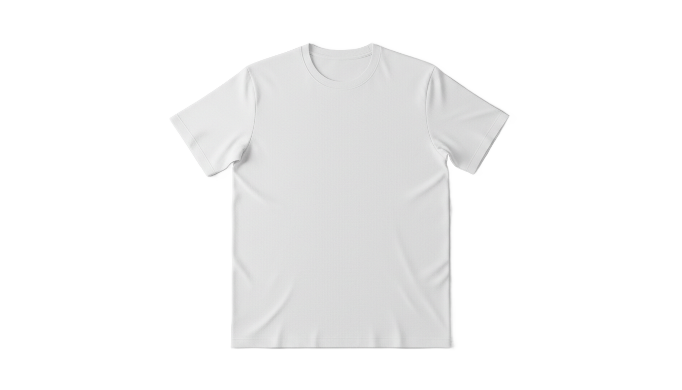 white t shirt template png PNG transparent background