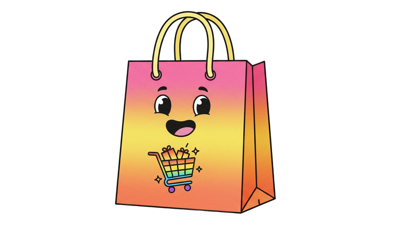shopping bag emoji png PNG transparent background