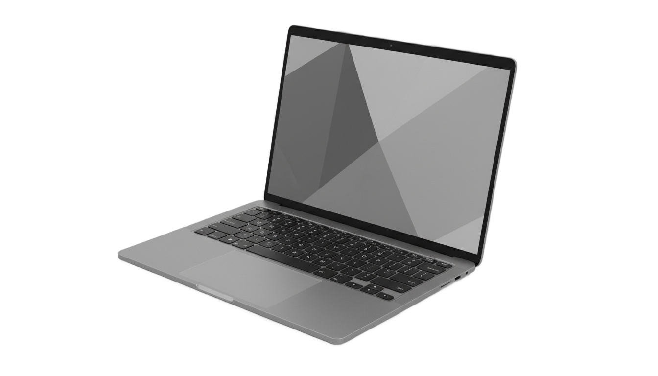laptop black and white png PNG transparent background