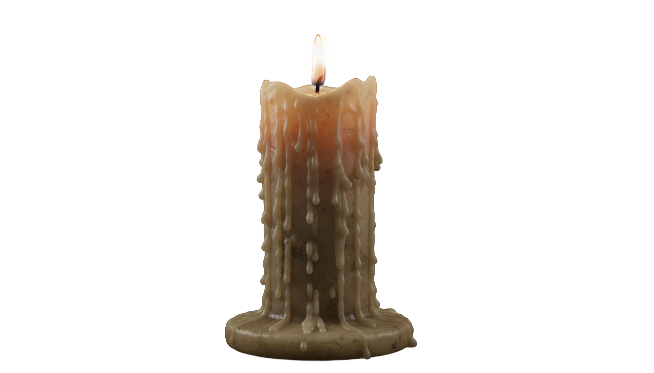 old candle png PNG transparent background