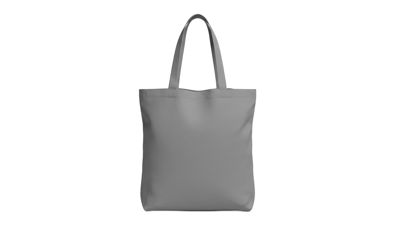 black tote bag png PNG transparent background