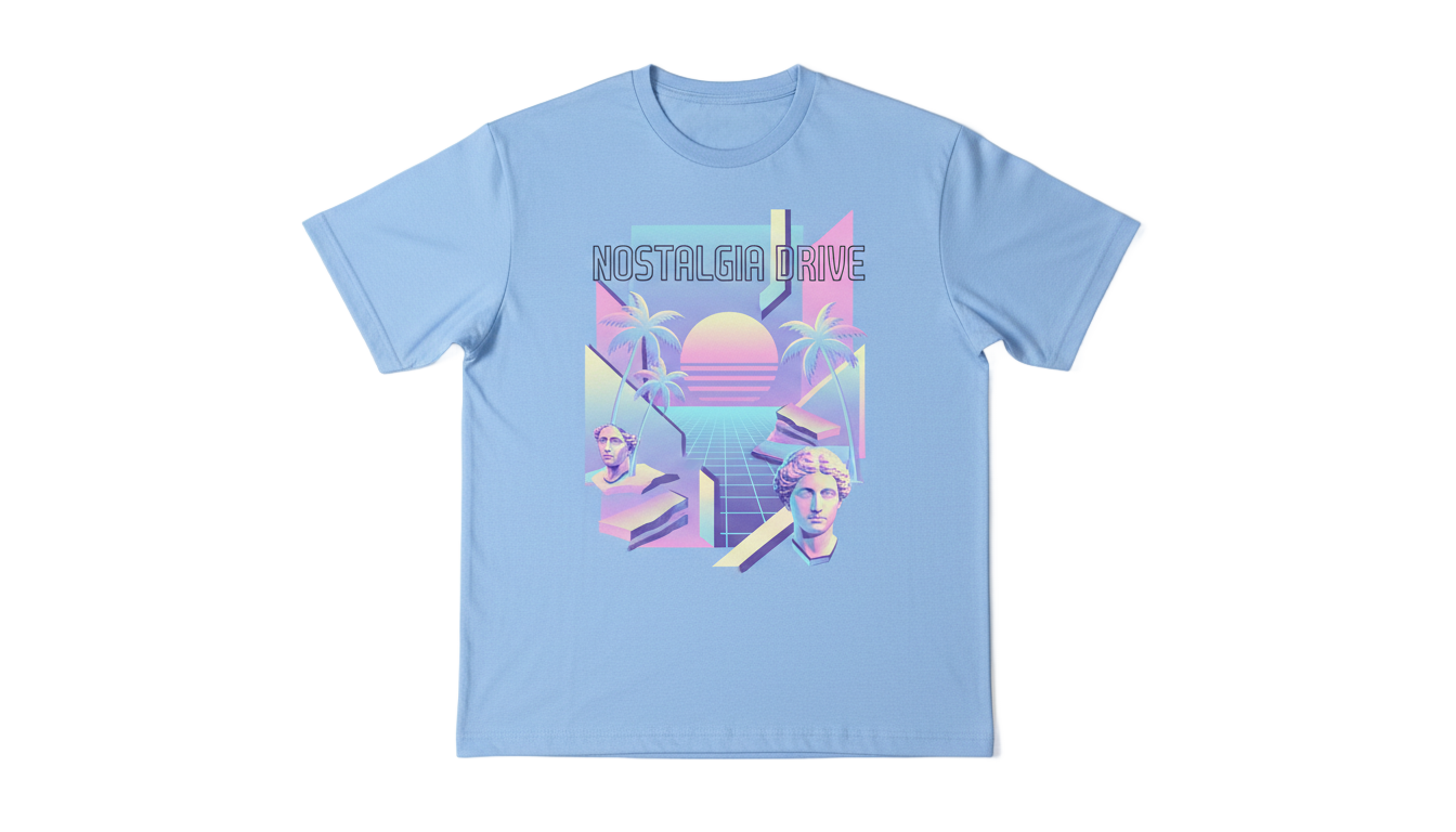aesthetic t shirt design png PNG transparent background