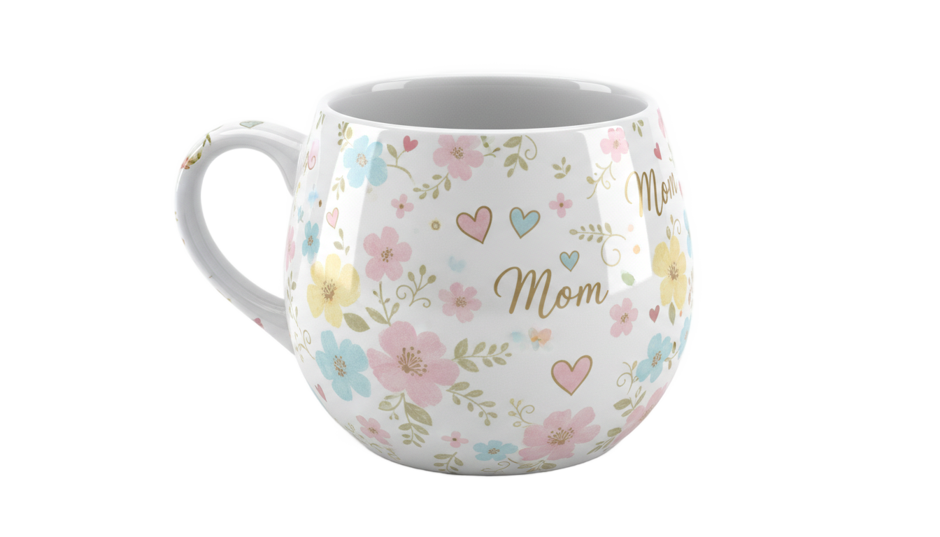 mothers day mug png PNG transparent background