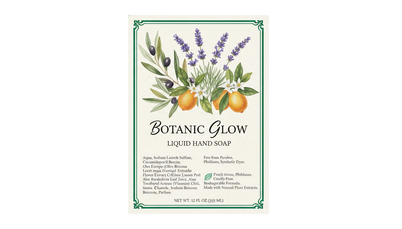 liquid soap label png PNG transparent background