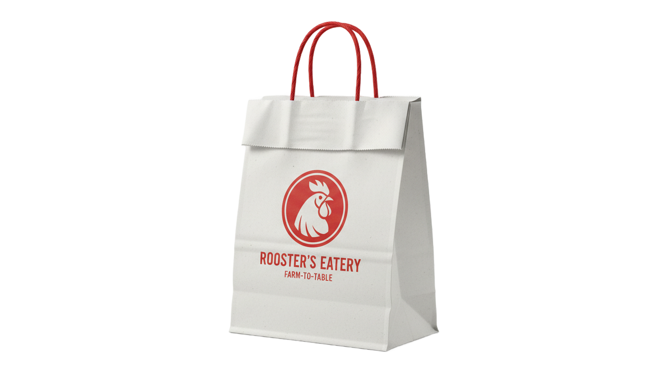 chick fil a bag png PNG transparent background