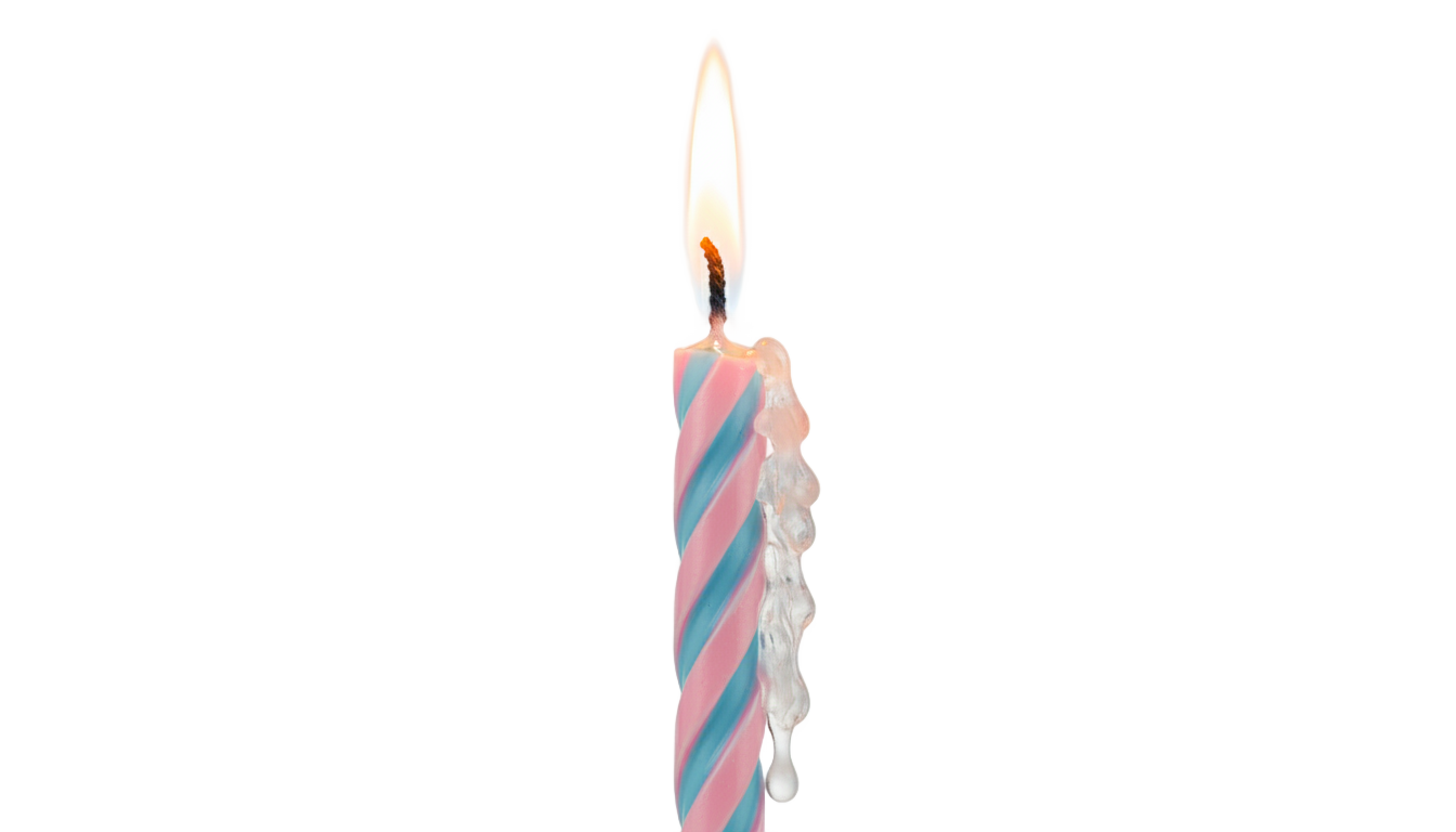 birthday cake candle png PNG transparent background