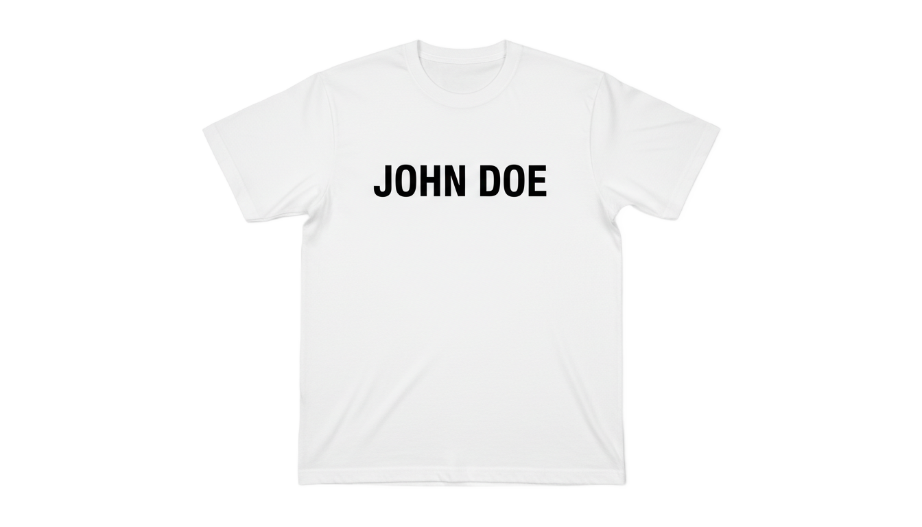 john doe t shirt png PNG transparent background