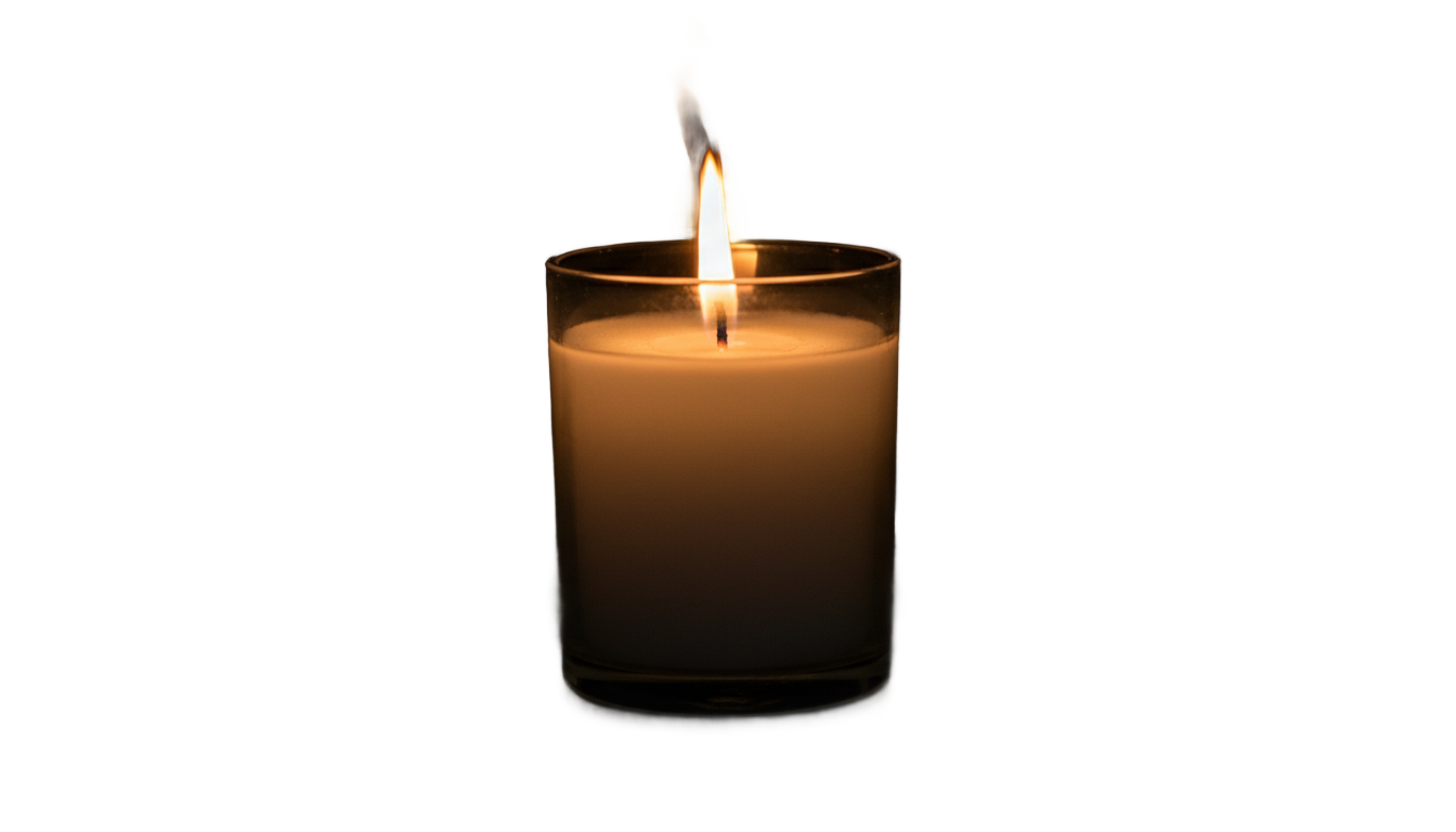 condolence candle png PNG transparent background
