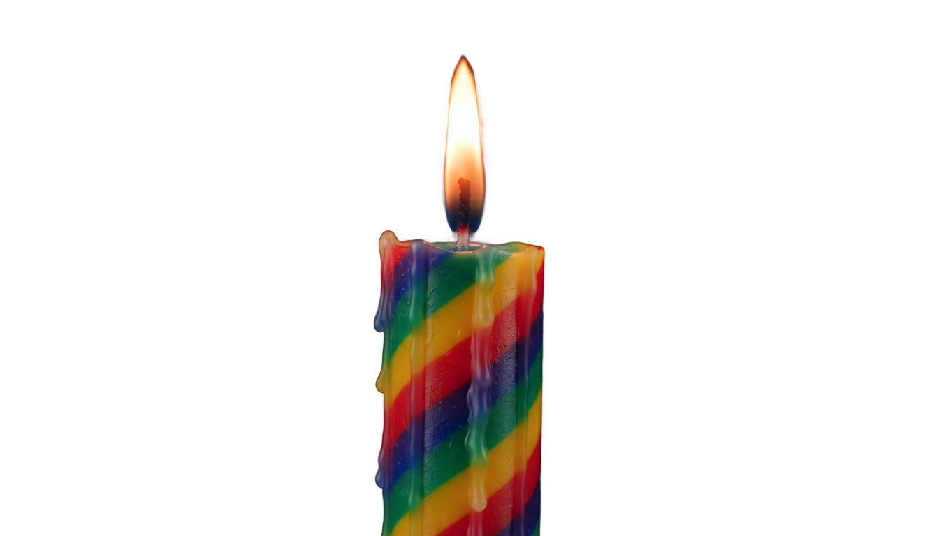 birthday candle png PNG transparent background