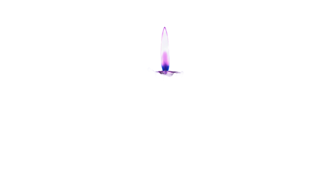 hocus pocus black flame candle png PNG transparent background