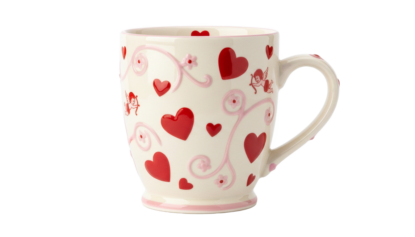 valentines mug png PNG transparent background