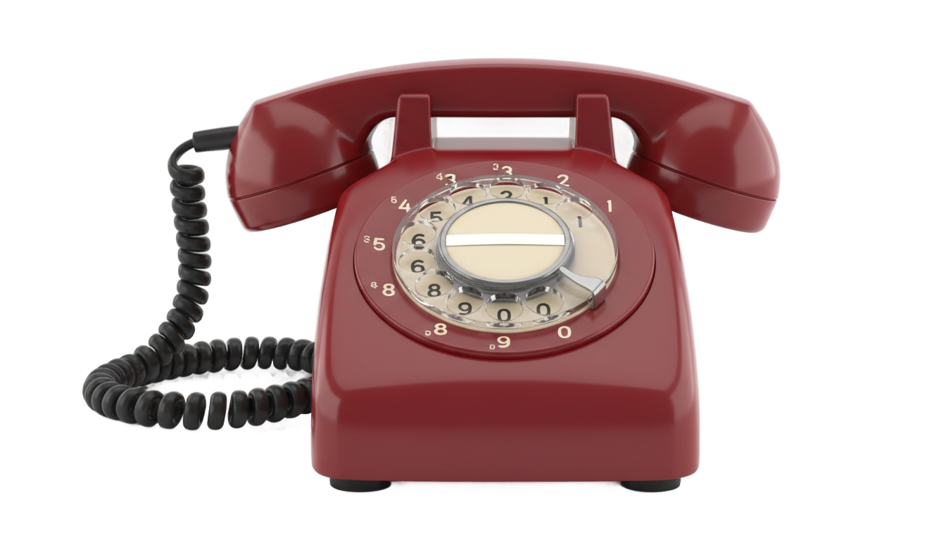 rotary phone png PNG transparent background
