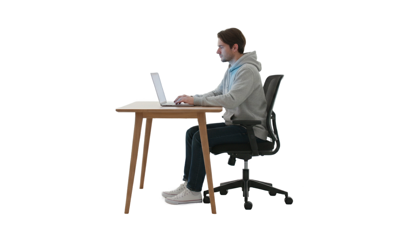 person working on laptop png PNG transparent background
