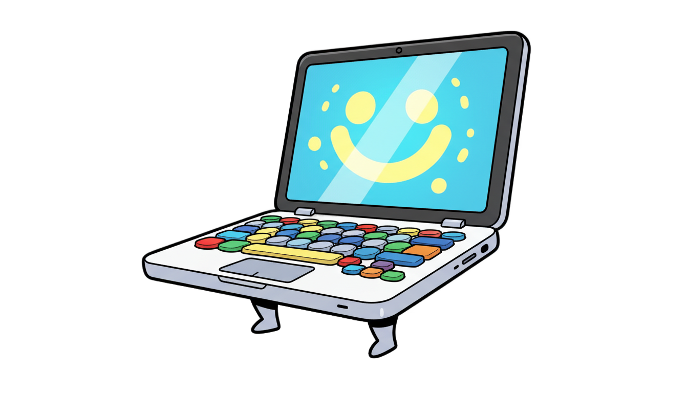 laptop cartoon png PNG transparent background