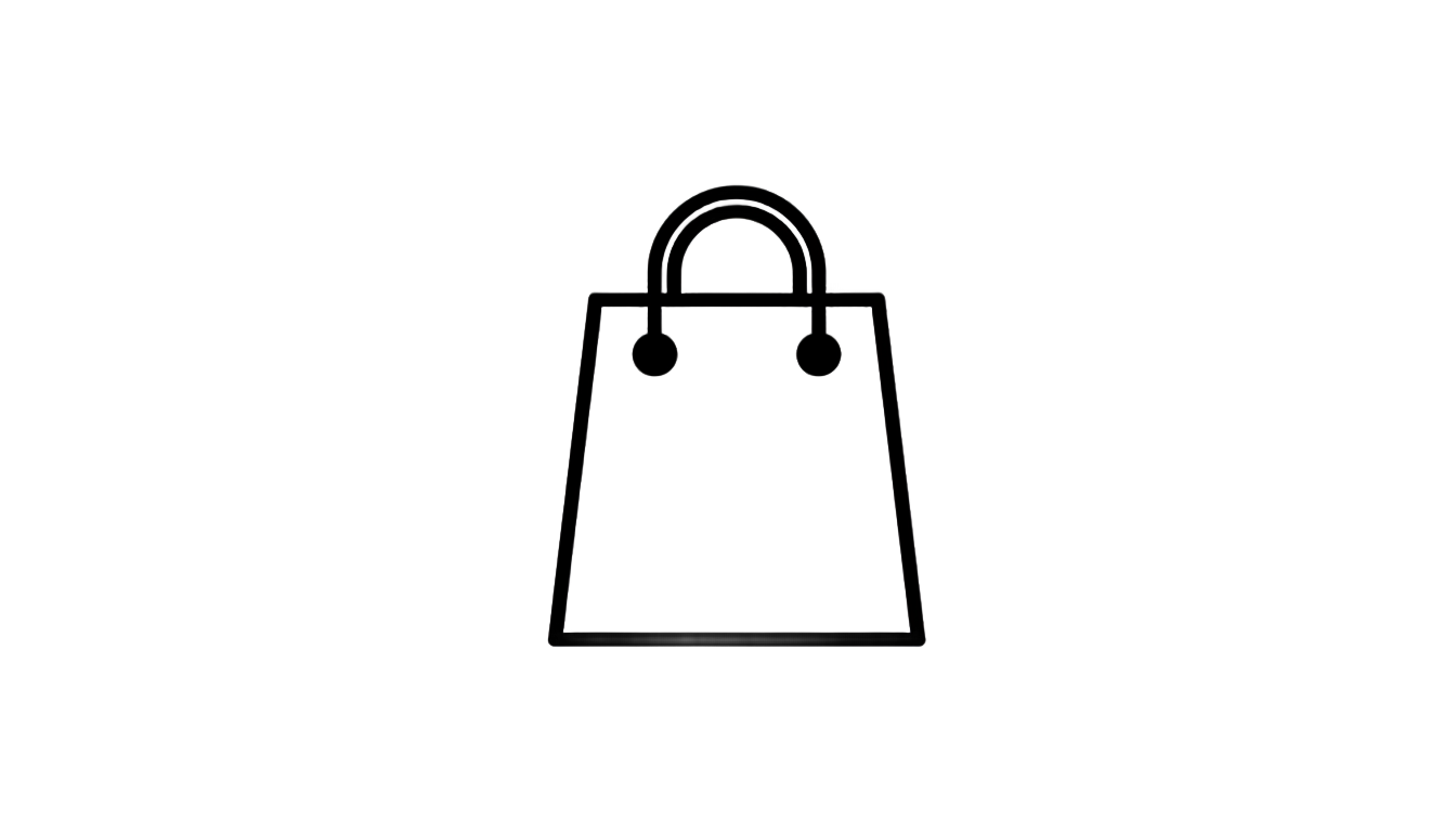 shopping bag logo png PNG transparent background