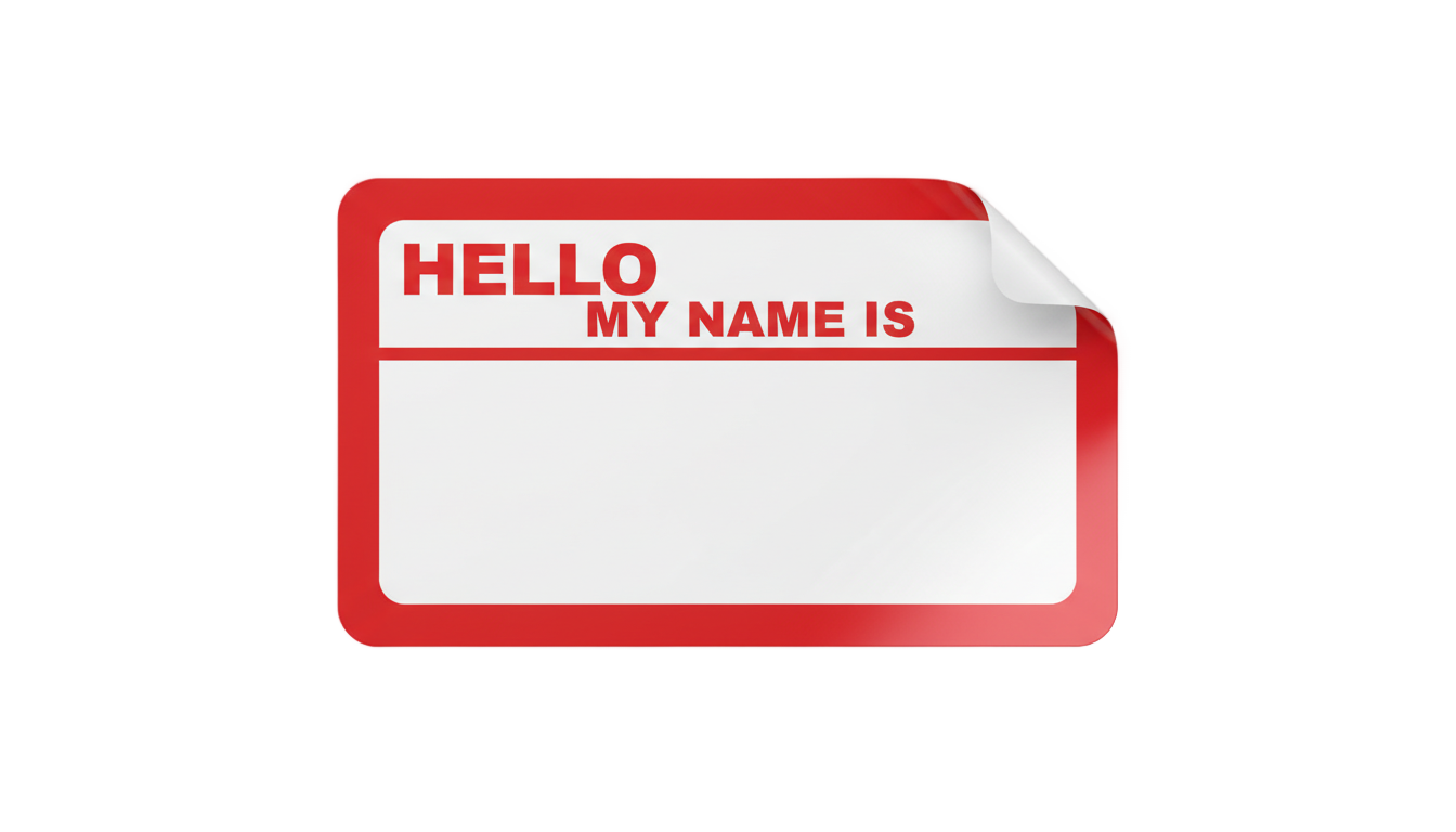 name tag icon png PNG transparent background