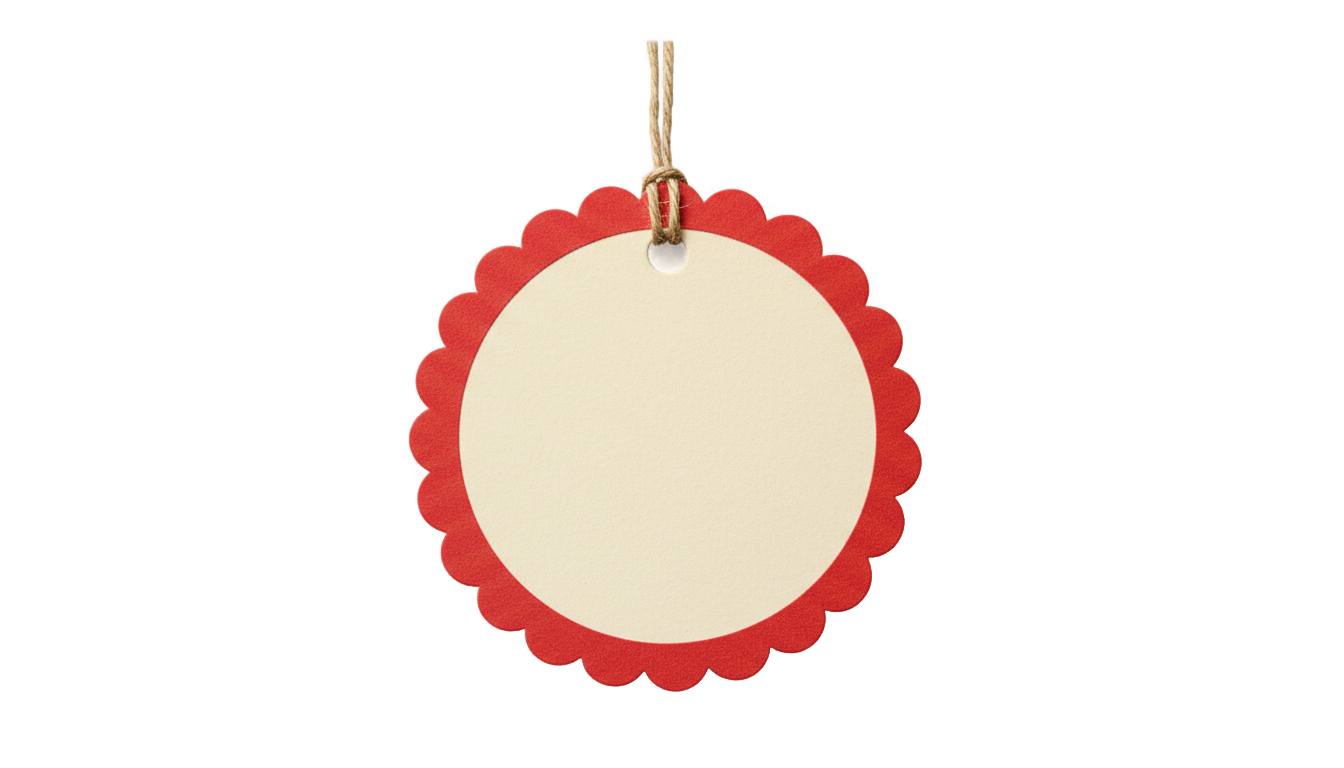 round price tag png PNG transparent background