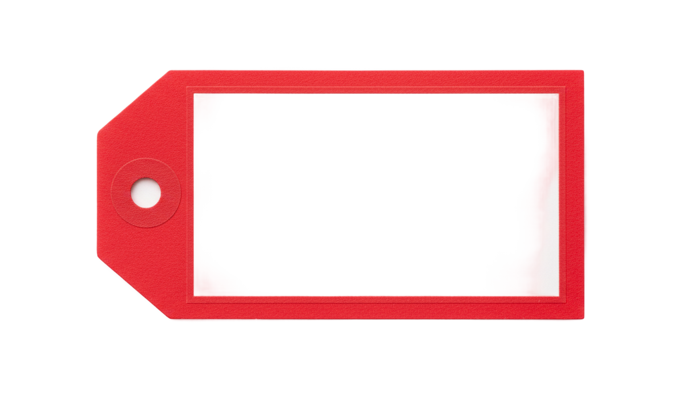 red price tag png PNG transparent background