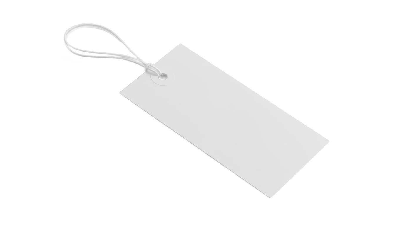 blank price tag png PNG transparent background