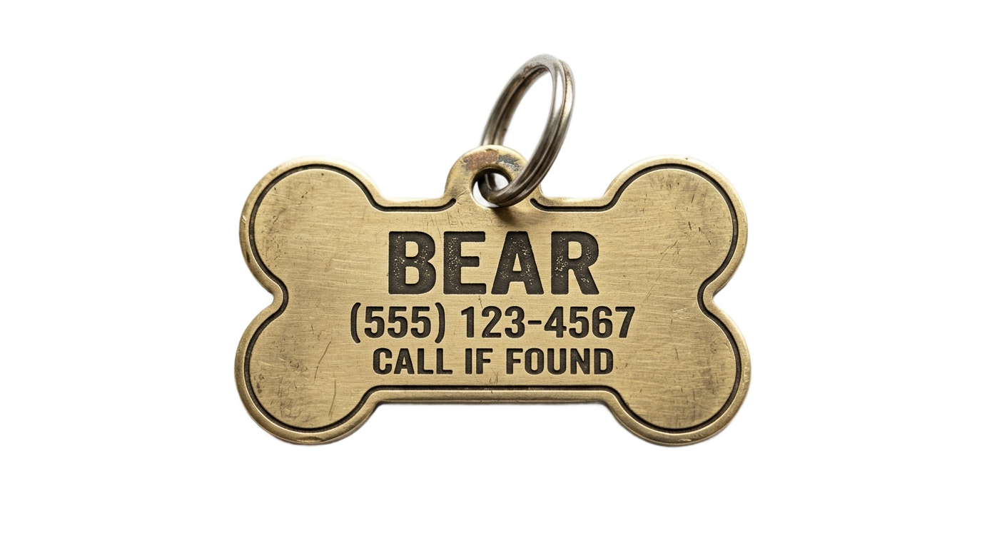dog name tag png PNG transparent background