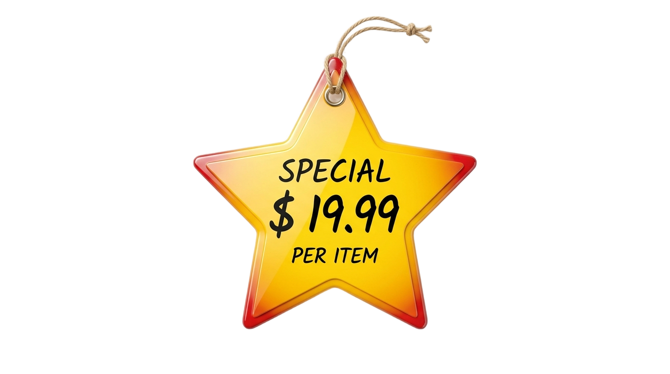 star price tag png PNG transparent background