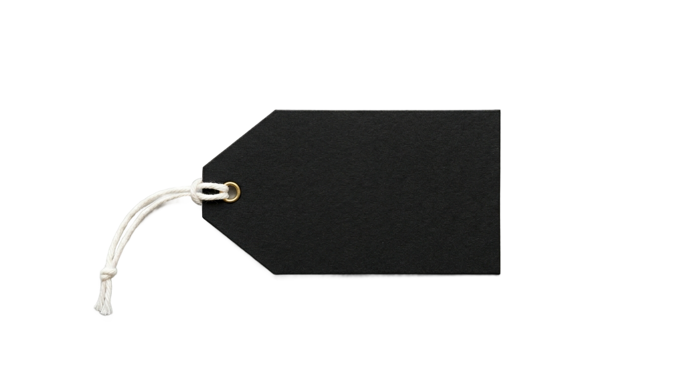 black price tag png PNG transparent background