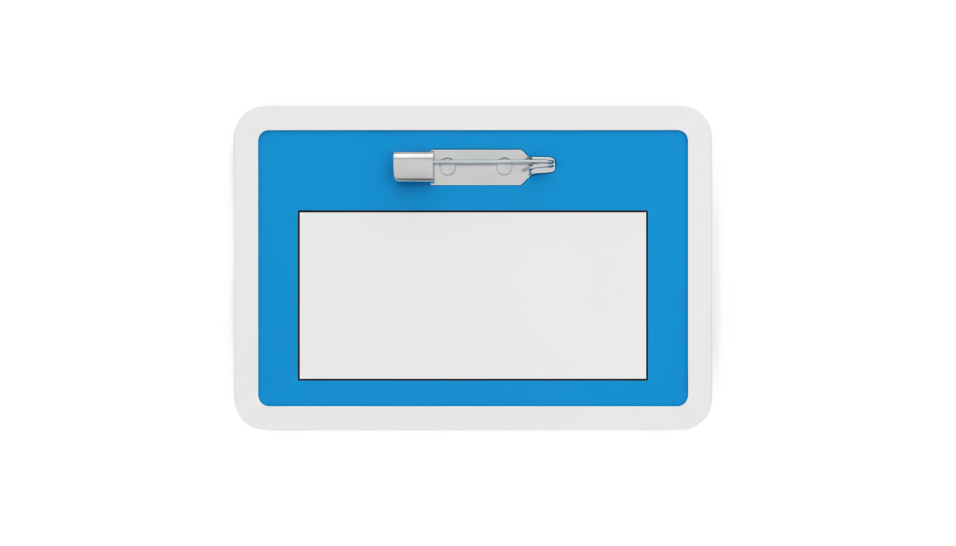 blue name tag png PNG transparent background