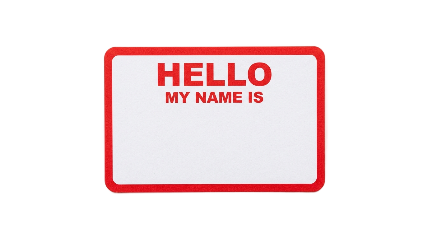 name tag design png PNG transparent background