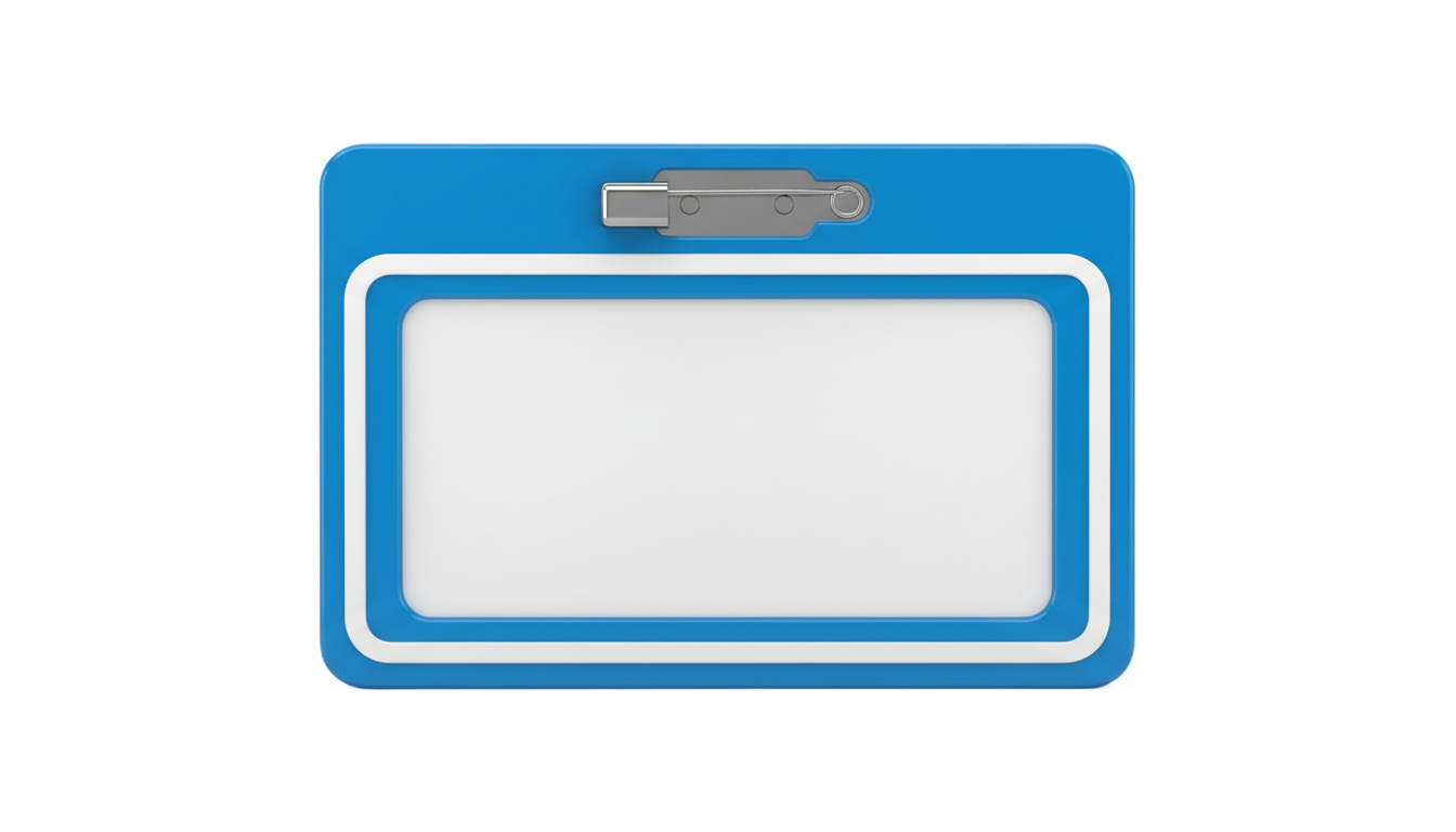 blue name tag png PNG transparent background