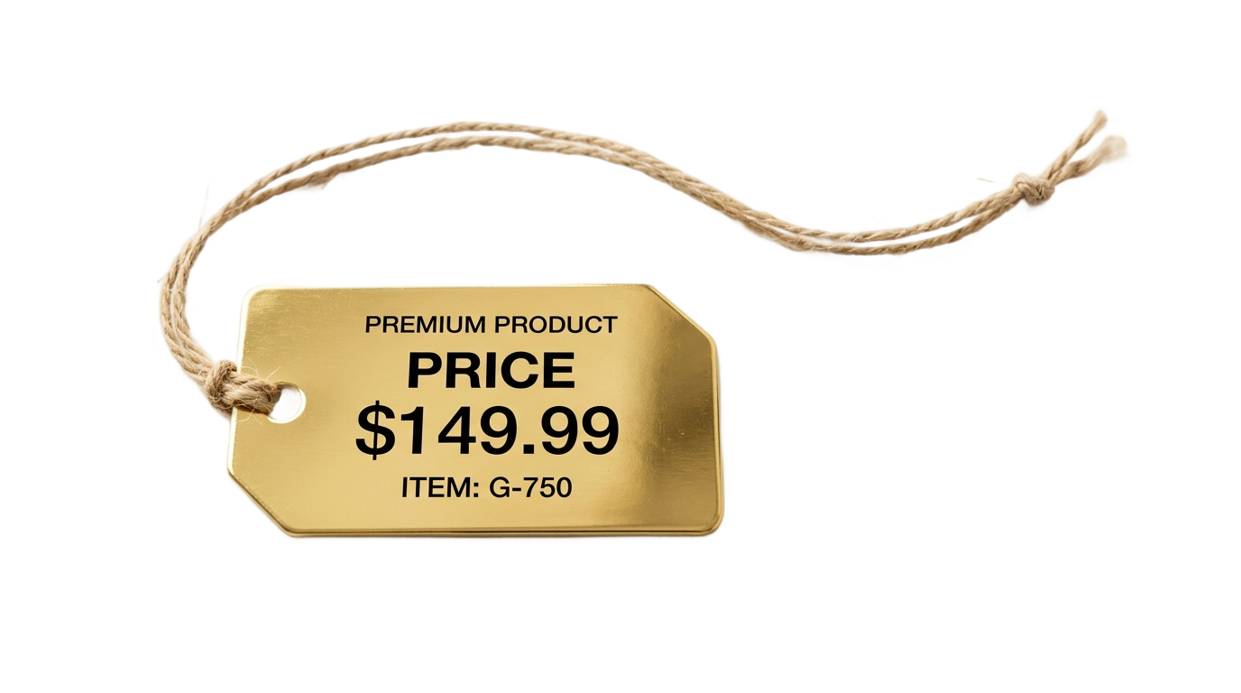 gold price tag png PNG transparent background