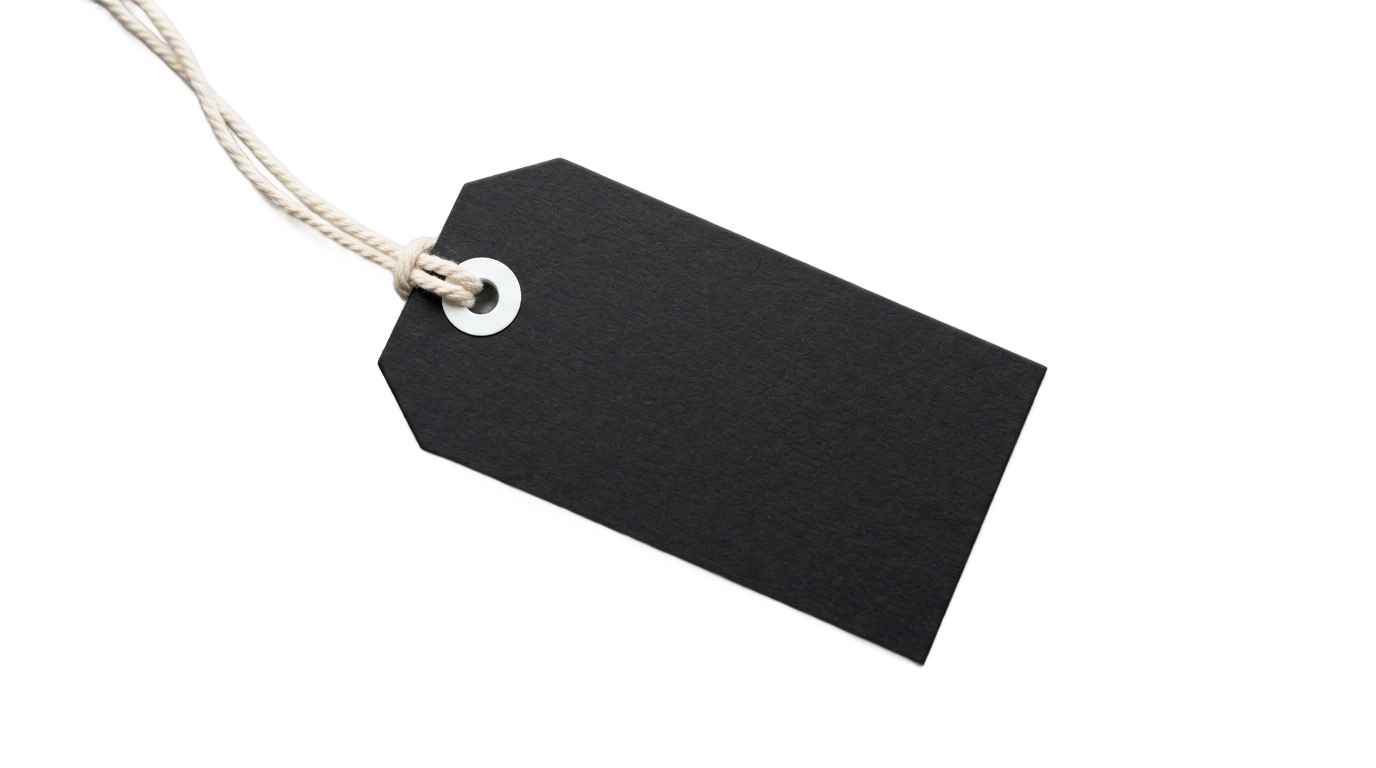 black price tag png PNG transparent background