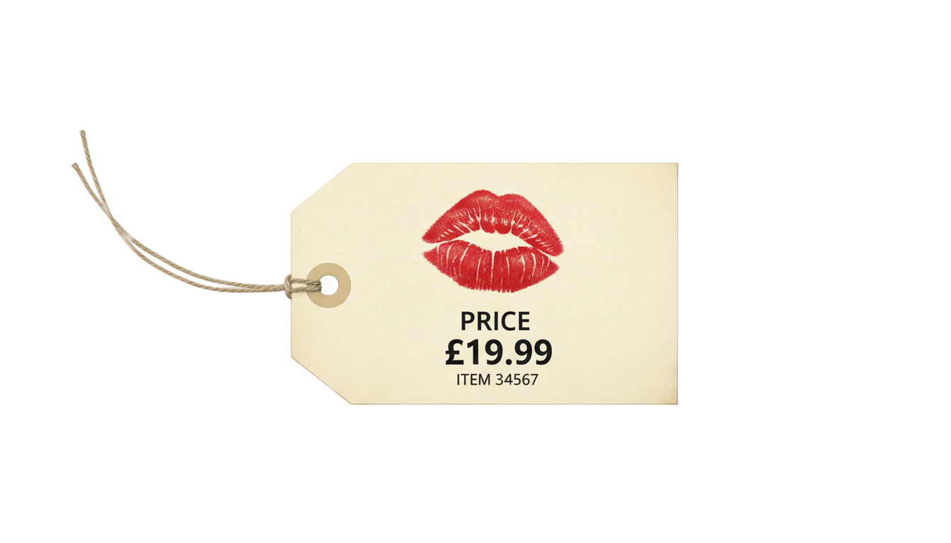 price tag kiss png PNG transparent background